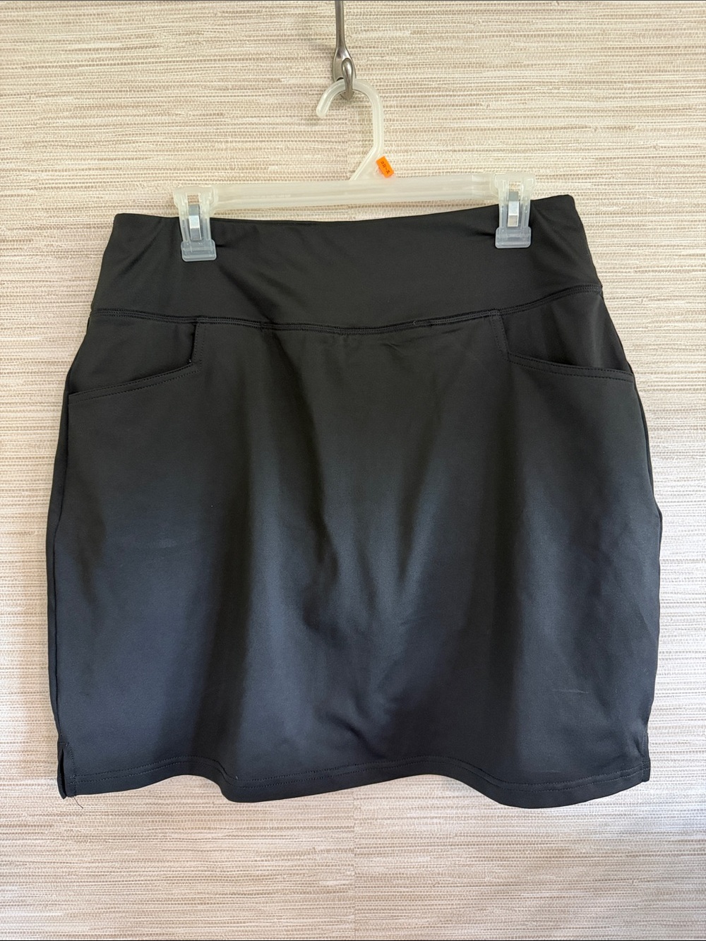 Coorun women's black athletic pull on skort tennis golf size Large